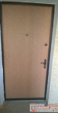 входная дверь в квартиру с винилискожей